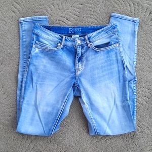 R1893 faded denim jeggings